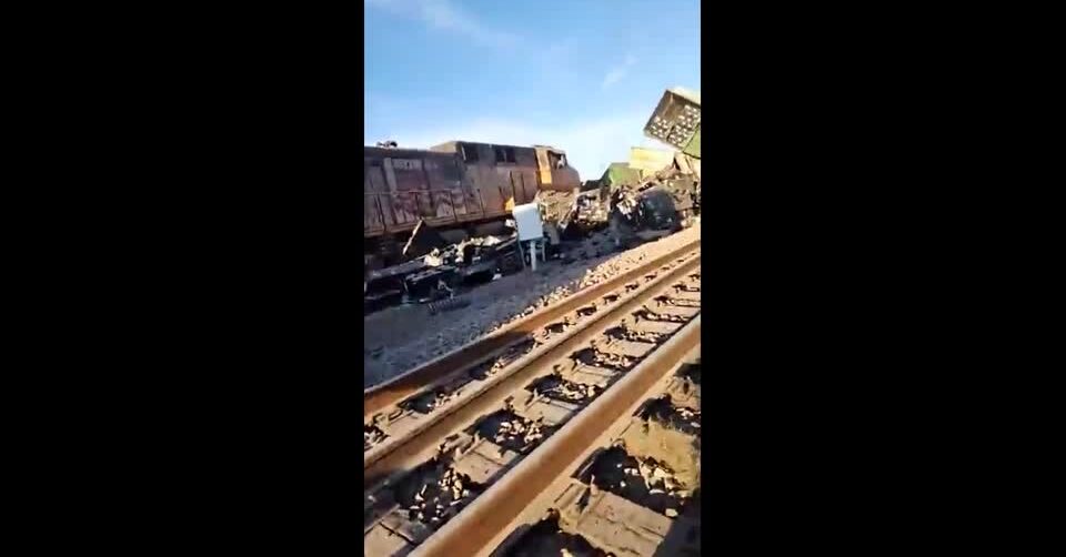 train derailment in Texas