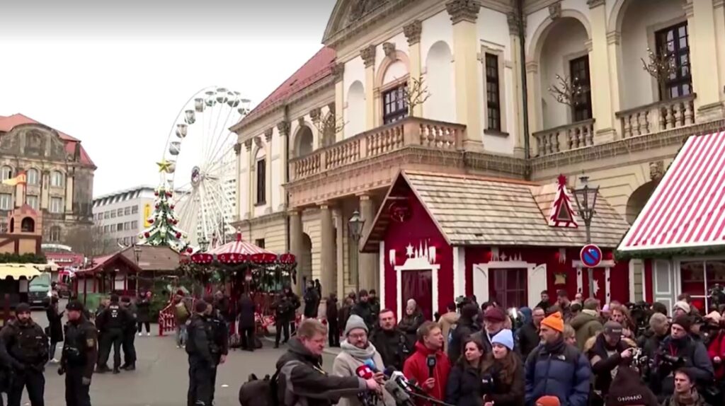 Germany's Christmas market where a driver rammed car into crowd