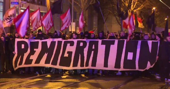 Far-right protesters march through Magdeburg after Christmas market attack