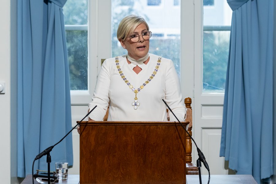 Icelandic President Halla Tomasdottir 