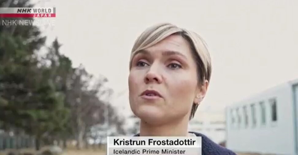 Icelandic Prime Minister Kristrun Frostadottir