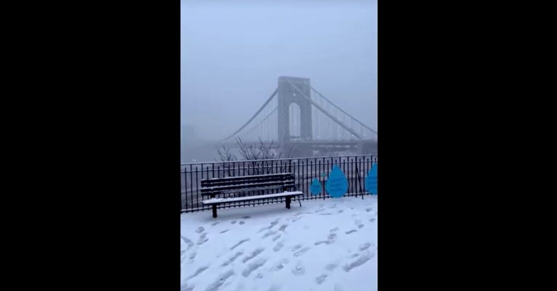 New York sees first major December snowfall in years