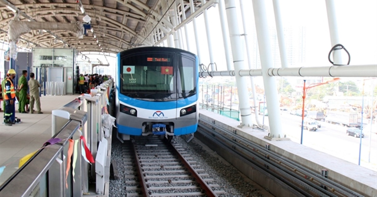 Ho Chi Minh city's first metro line