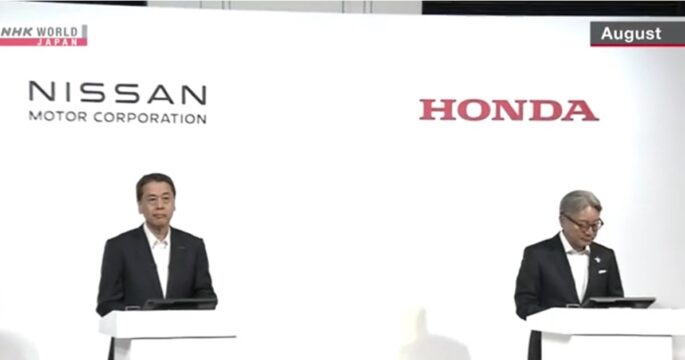 Nissan and Honda press conference in August