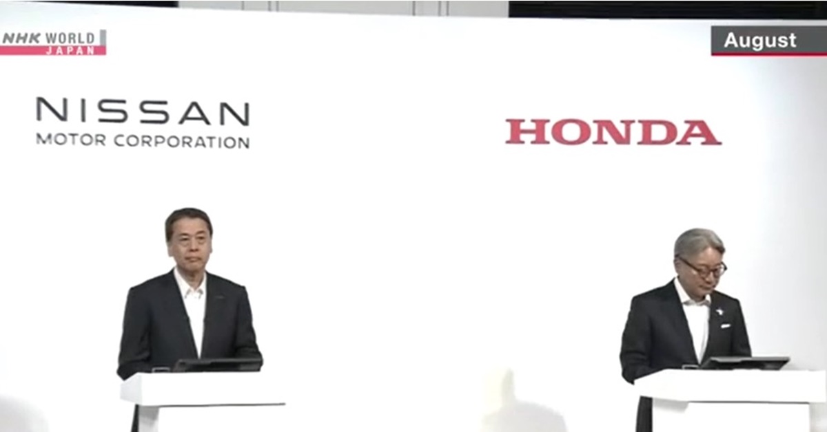 Nissan and Honda press conference in August