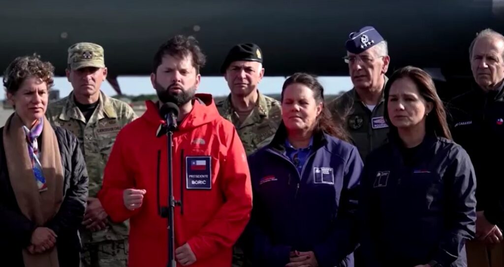 Chilean President Gabriel Boric and delegation made a historic trip to the South Pole