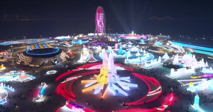 China's annual ice festival