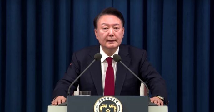 South Korean President Yoon Suk Yeol on December 3 declared martial law