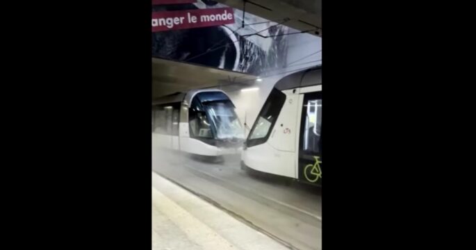 Two trams collide in Eastern France