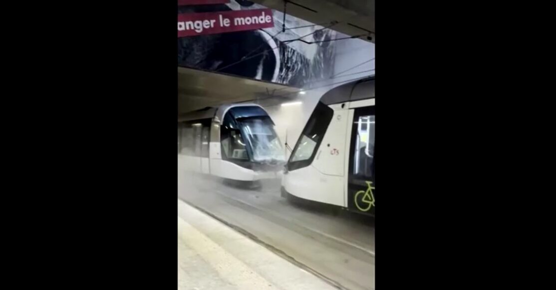 Two trams collide in Eastern France