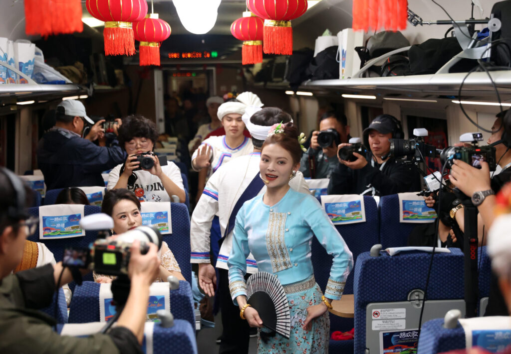 cross border cultural gala on train