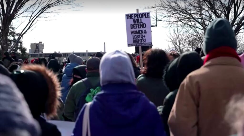 Protesters call for LGBT right in Washington DC