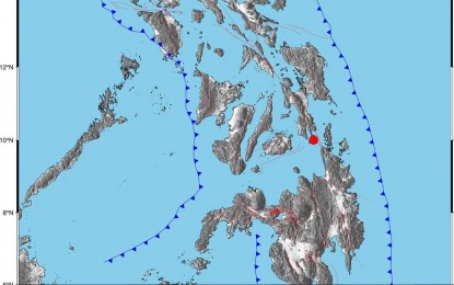 quake epicenter in the Philppines