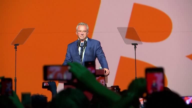 RFK Jr. during campaign rally