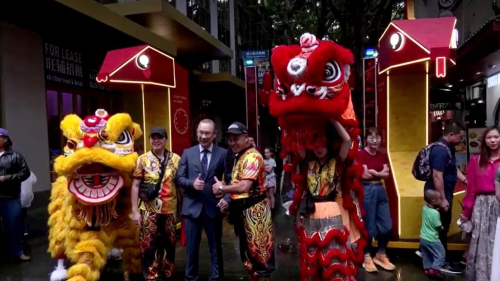 Sydney celebrates first day of Lunar New Year with traditional lion dance