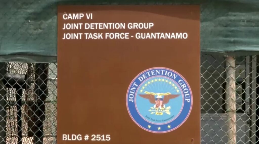 sign of Detention facility in Guantanamo Bay