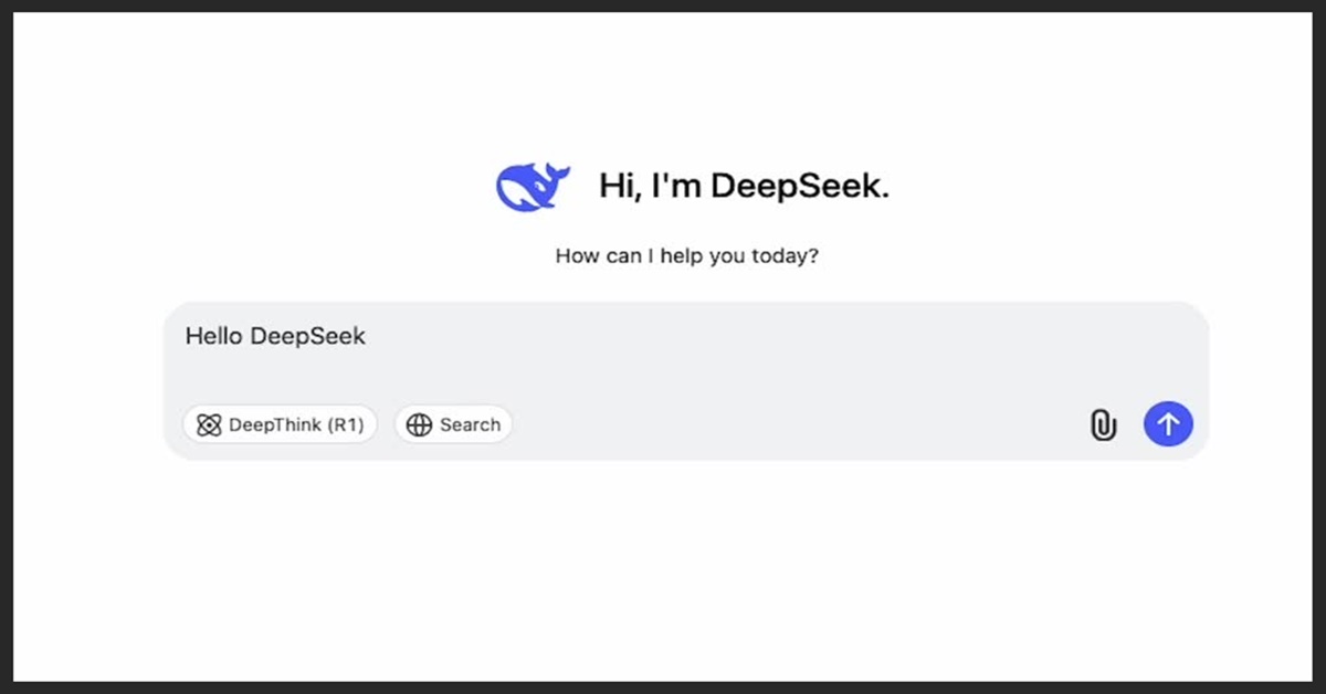 chat page of DeepSeek