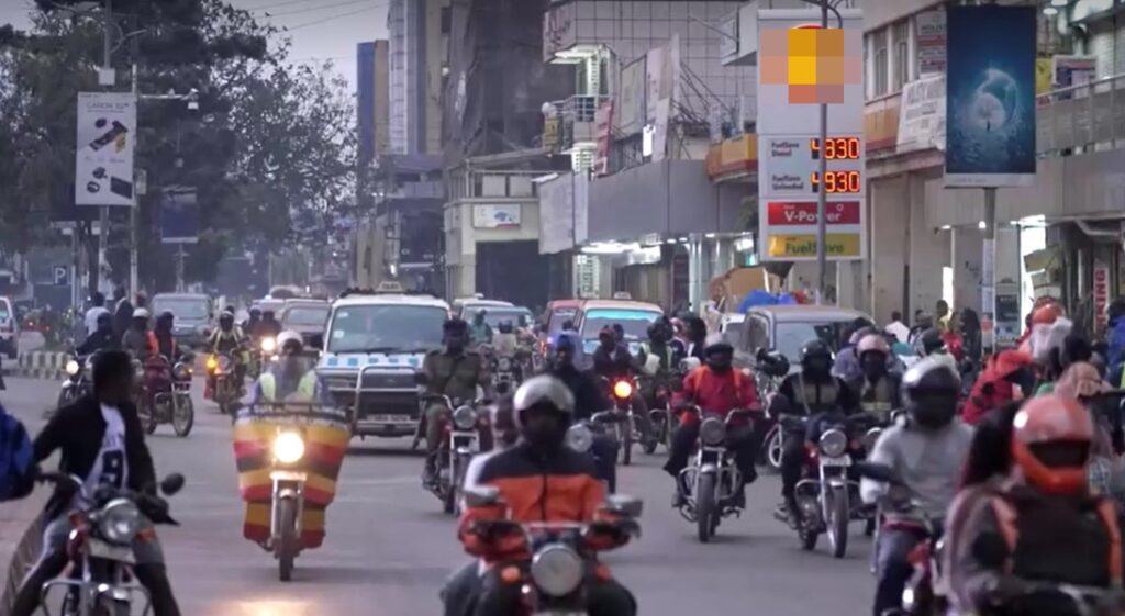 crowd in Kampala