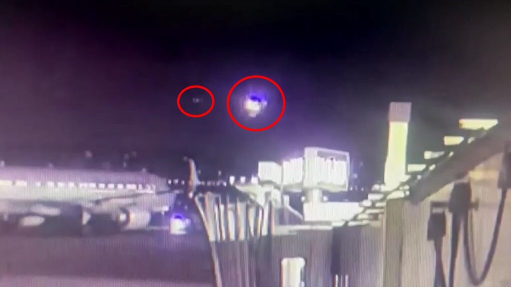 CCTV shows moment passenger jet collides with helicopter near Reagan Washington National Airport 