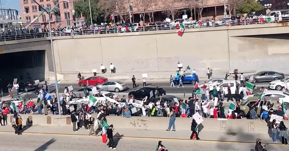 Mass protests held in Los Angeles as Trump cracks down on illegal immigration