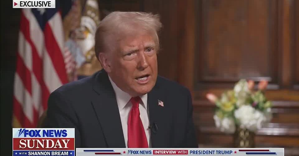 Trump gives interview with Fox News