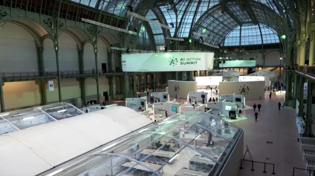 AI Action Summit 2025 in Grand Palais, Paris