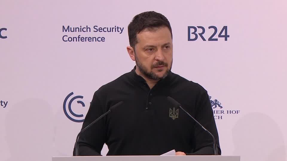 Ukraine Zelenskiy in Munich Security Conference