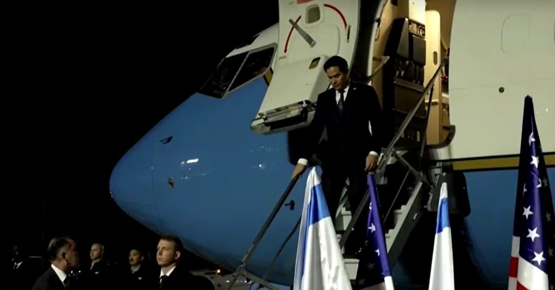 Rubio arrives in Tel Aviv for first visit to Middle East as secretary of state