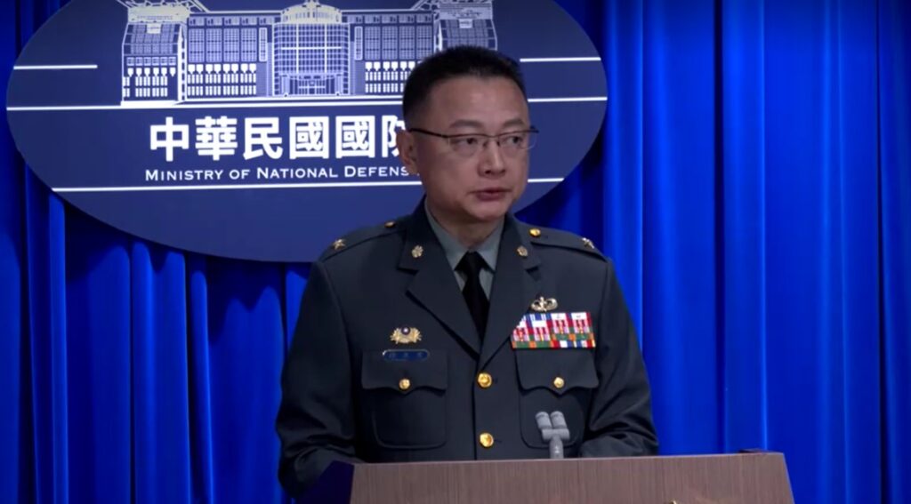 Taiwan's Defense Ministry spokesperson