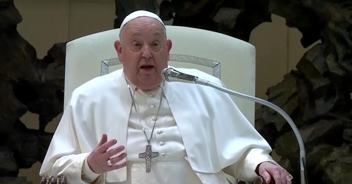 Pope at Vatican on Feb 5, 2025 says have a strong cold