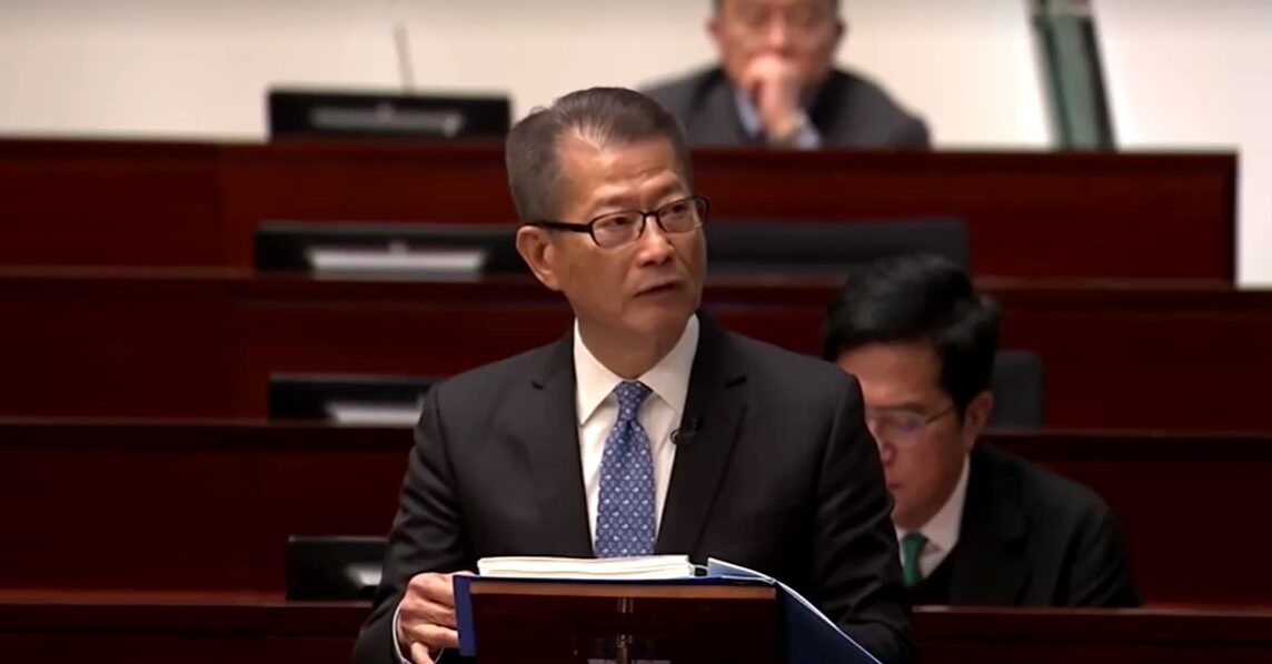 Hong Kong's Financial Secretary Paul Chan