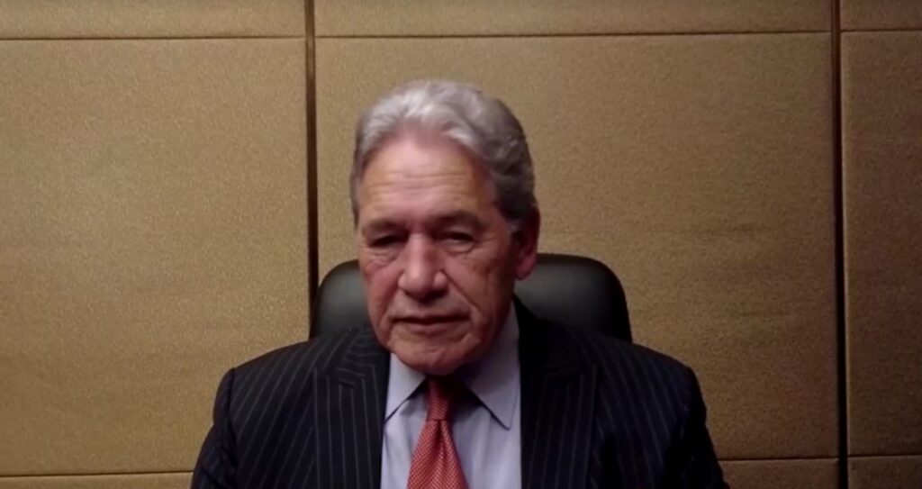 New Zealand's foreign minister Winston Peters told reporters