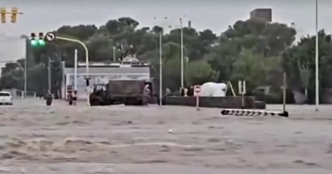 flood in Bahia Blanca