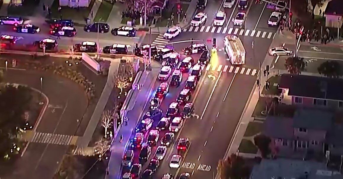 Massive police presence at California hospital after alleged swatting call