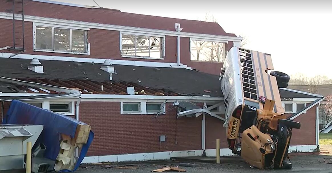 Storms hit the U.S. South, killing at least one person in Alabama