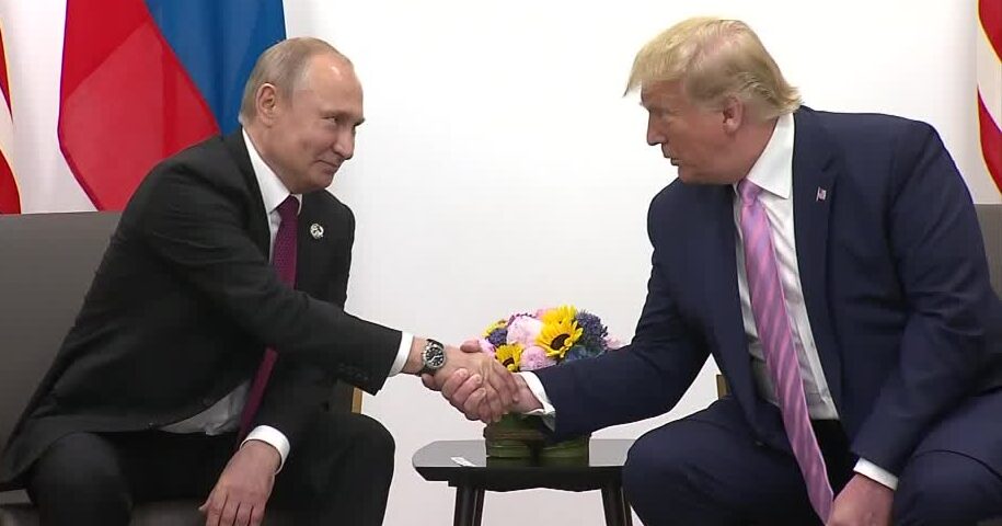 Trump and Putin met in person for the first time on July 7, 2017, on the sidelines of the G20 summit in Germany