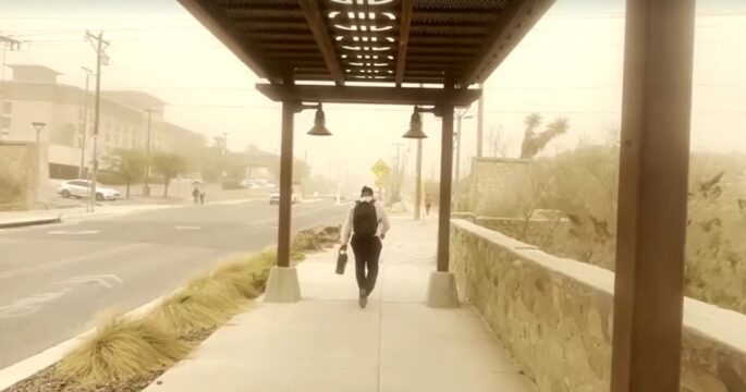 Eyewitness footage of dust storm in El Paso