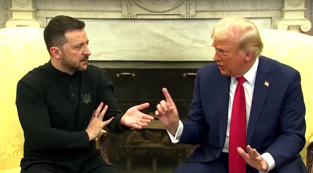 Zelensky and Trump argue in Whitehouse