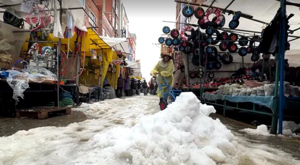 Bolivia grapples with hailstorms as climate change worsens rain season