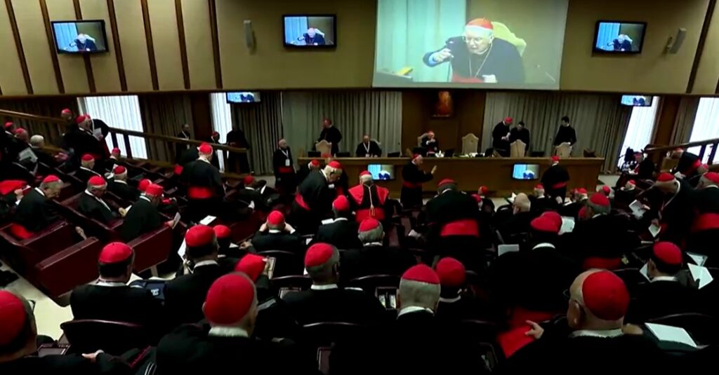 Catholic cardinals meet to discuss date of conclave for new pope