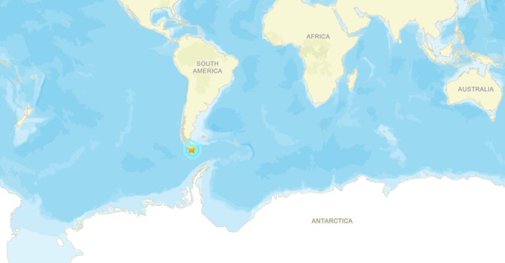 earthquake 7.4 off Chile