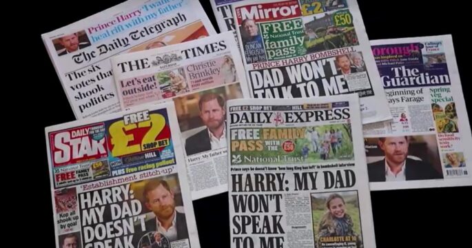 'Dad won't talk to me' - UK newspapers on Harry's hopes for Royal reconciliation