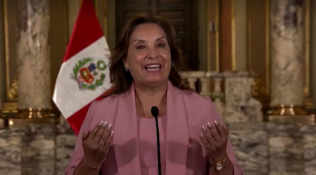 Peru's President Dina Boluarte on new Pope