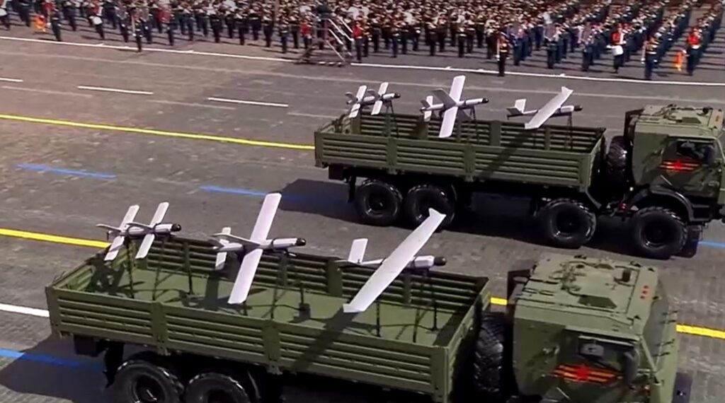 Russia parades drones it uses in Ukraine on Moscow's Red Square for first time during Victory Day event