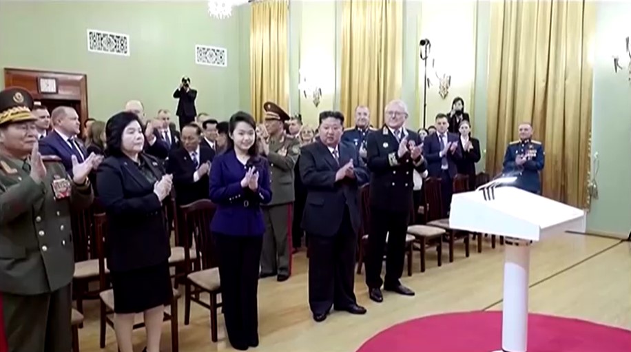 North Korea's Kim and daughter visit Russian embassy in Victory Day