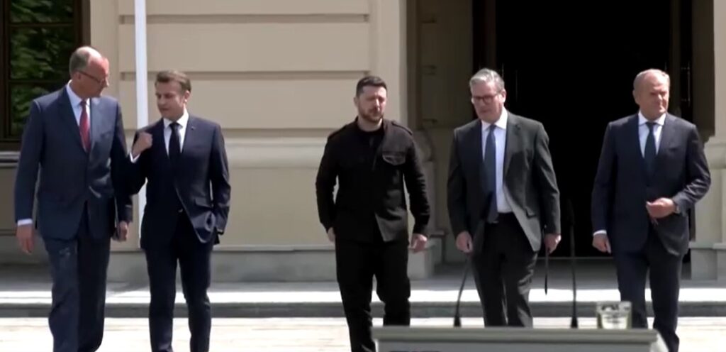 4 European leaders in Kyiv