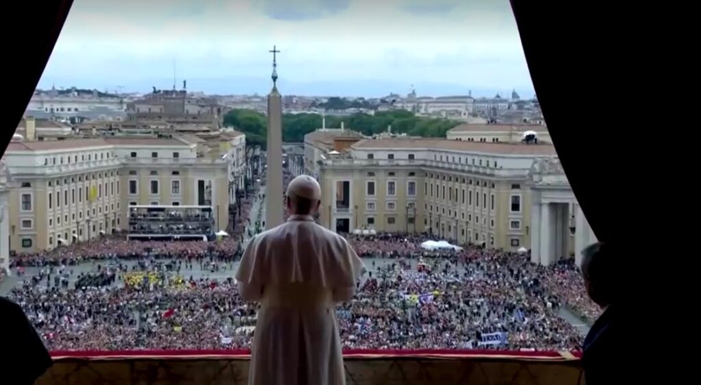 Pope Leo XIV in first Sunday message