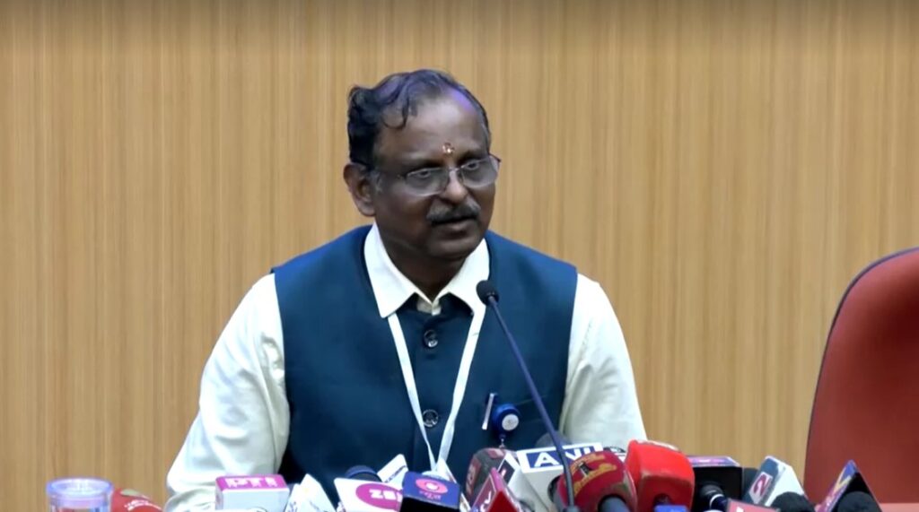 Chairman of India's ISRO