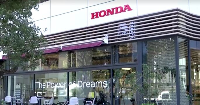 Honda's showroom