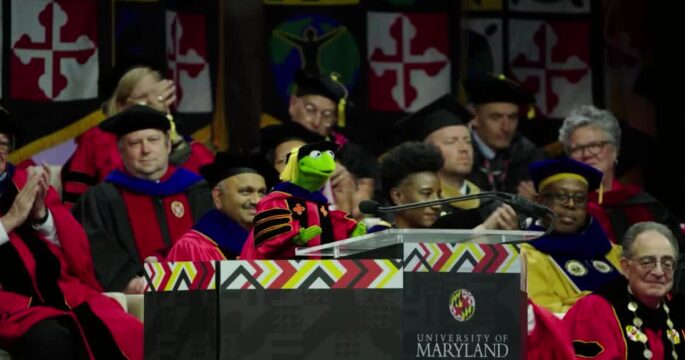 Kermit the Frog urges graduates to 'stay connected to your dreams' at University of Maryland commencement
